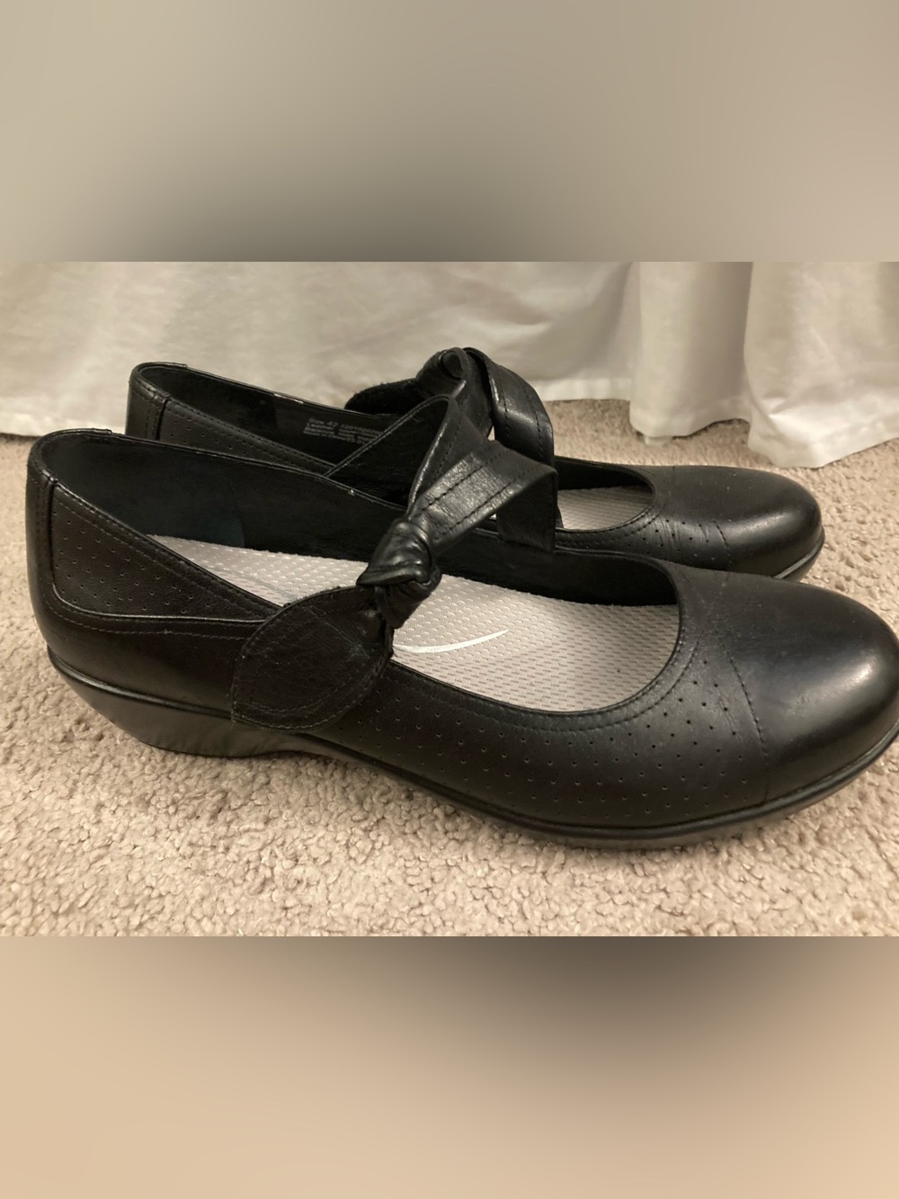 Dansko Black Mary Jane Comfort Shoes - Classic Slip-On